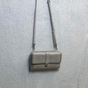 The Sak Cream Crossbody Wallet Purse